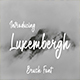 Luxembergh Brush Font - GraphicRiver Item for Sale