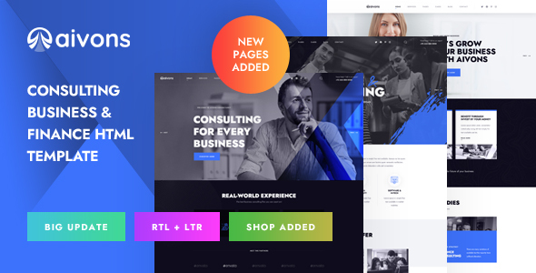 Aivons - Business Consulting HTML Template