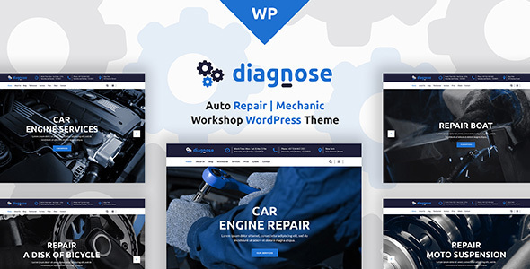 Diagnose - Auto Repair Services WordPress Theme