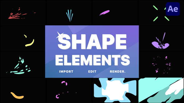 Shapes Elements | After Effects alt