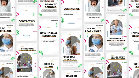 Back School Instagram Story Pack