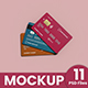 Credit Cards Mockup - GraphicRiver Item for Sale