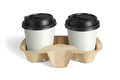 Paper Coffee Cups in Takeaway Holder - PhotoDune Item for Sale