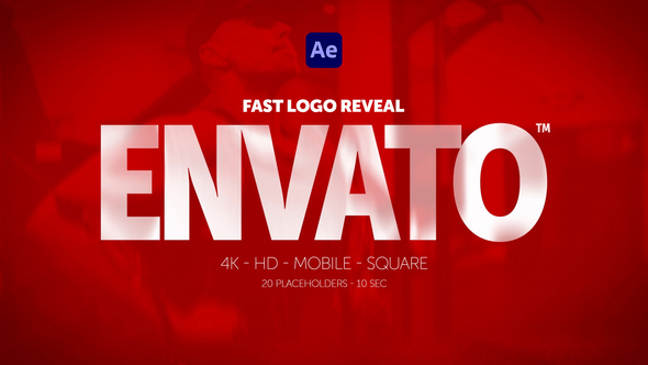 Fast Logo Reveal / Videohive, After effects project files, Logo stings