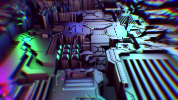 Circuit Board Background Loop 2