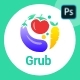 Grub – Grocery Shop Mobile App UI Template - GraphicRiver Item for Sale
