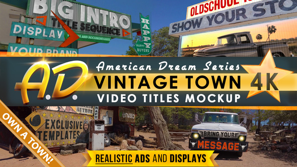 Vintage Town Titles Intro | AD