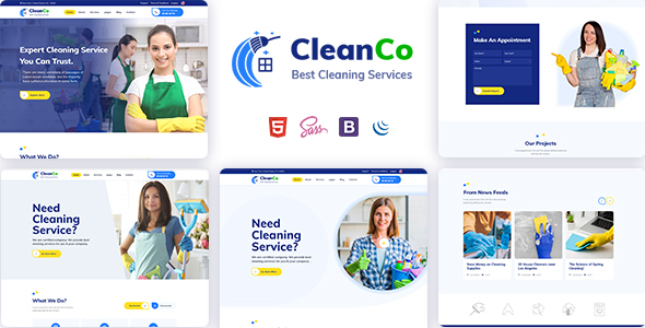 Cleanco - Cleaning Services HTML5 Template