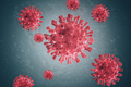Virus background illustration. Coronavirus. Covid delta variant - PhotoDune Item for Sale