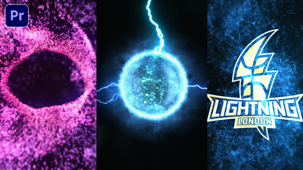 Energy Vortex Logo Reveal_Premiere Mogrt / Videohive, Premiere pro templates, Logo stings, Abstract