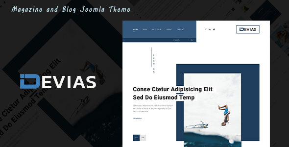 Devias - Blog and Magazine Joomla Theme
