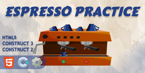 Espresso Practice HTML5 Construct 2/3 Game