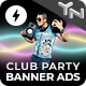 Greatclub - Club Party Animated AMP HTML Banner Ad Templates (GWD, AMP) - CodeCanyon Item for Sale