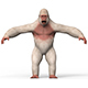 White Gorilla With PBR Textures - 3DOcean Item for Sale