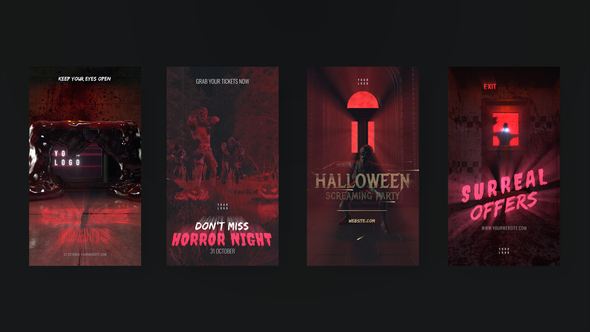 Halloween Spooky Stories Vol.1 / Videohive, After effects project files, Openers, Holidays