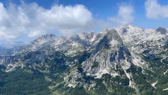 Clouds mountains timelapse