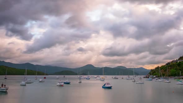 Picton New Zealand Time Lapse