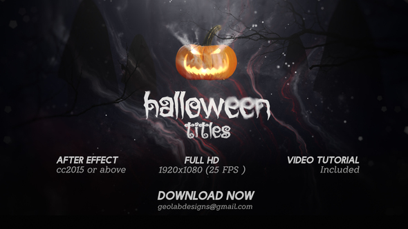 Halloween Night Titles l Horror Titles l Pumpkin Scary l Ghost Titles