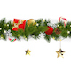 Vector Christmas Branches Border - GraphicRiver Item for Sale
