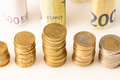 Tower of money coins and banknotes - PhotoDune Item for Sale