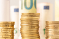 Tower of money coins and banknotes - PhotoDune Item for Sale