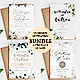 Bundle Templates - Professional Wedding Invitation - GraphicRiver Item for Sale