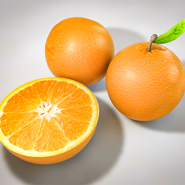Orange 3d model