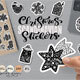 Christmas Scandinavian Stickers - GraphicRiver Item for Sale