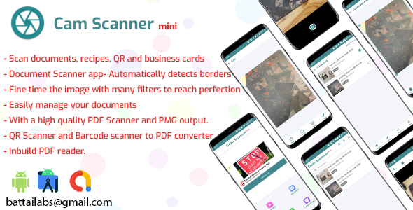 CamScanner Android 13 SDK 33 Document Scanner | PDF Viewer | Admob | FB