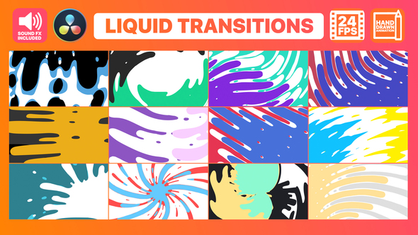 Liquid Transitions Pack | DaVinci Resolve