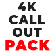 Callout Pack / 4K - VideoHive Item for Sale