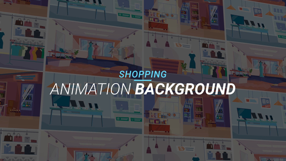 Shopping - Animation background alt