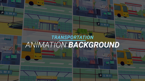 Transportation - Animation background alt