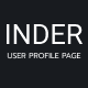 Inder - User Profile Page HTML5 Template - ThemeForest Item for Sale