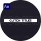 Glitch Titles | After Effects - VideoHive Item for Sale