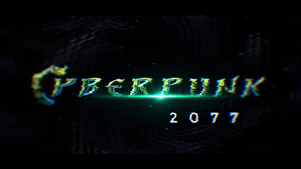 Cyberpunk Trailer Titles