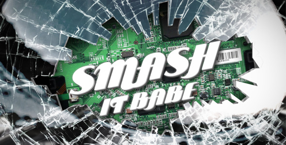 Smashing Logo or Title Reveal - Realistic 3D