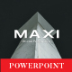 Maxi Minimal Presentation Powerpoint - GraphicRiver Item for Sale