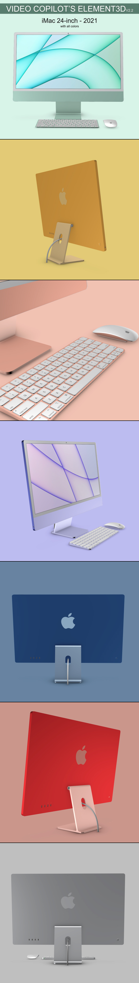 Element3D - iMac 24-inch 2021