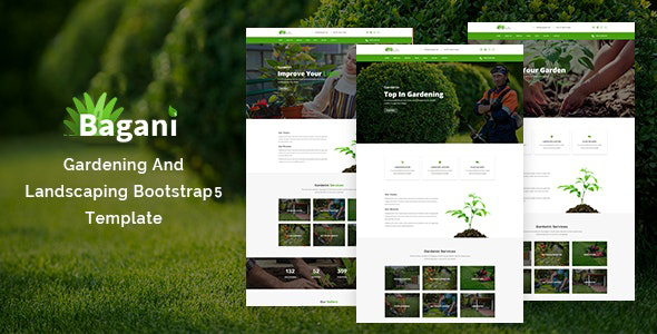 Bagani – Gardening and Landscaping Bootstrap5 Template