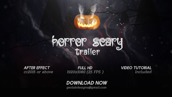 Halloween Trailer l Horror Trailer l Pumpkin Scary l Ghost Teaser