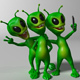 Cartoon alien RIGGED - 3DOcean Item for Sale