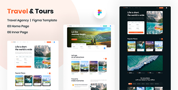 Travel & Tours | Website Figma Template