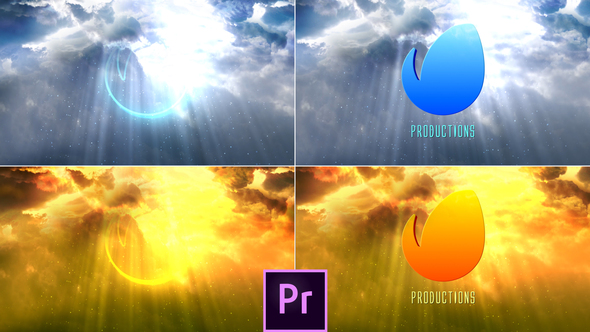 Clouds Logo Reveal - Premiere Pro