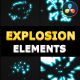 2D Explosion Elements | DaVinci Resolve - VideoHive Item for Sale