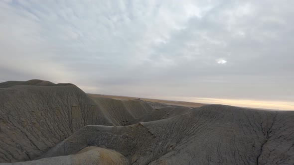 Factory Butte FPV Drone flyby in the hills and canyons.