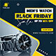 Men Watch Black Friday Sale HTML5 Banner Ads GWD