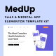 MedUp - Medical SaaS Elementor Template Kit - ThemeForest Item for Sale