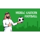 Arab Man with Soccer Ball on Green Background - GraphicRiver Item for Sale