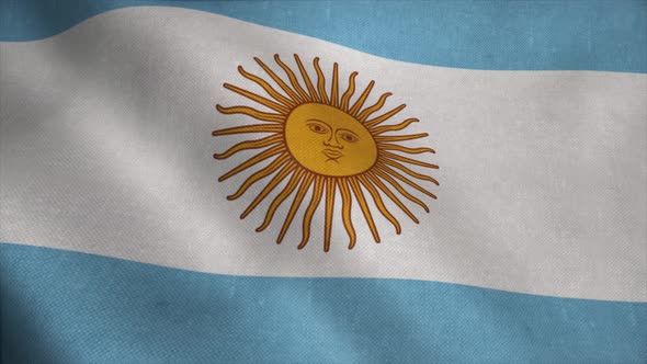 Argentina Flag As a Background